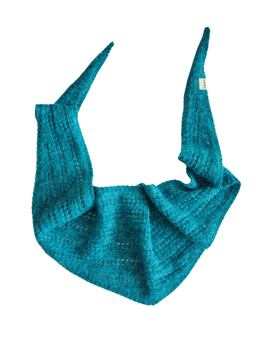 Pañoleta Mariana turquesa KIT DIY