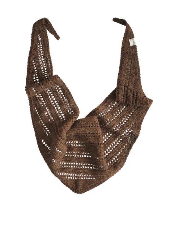Pañoleta Mariana chocolate KIT DIY