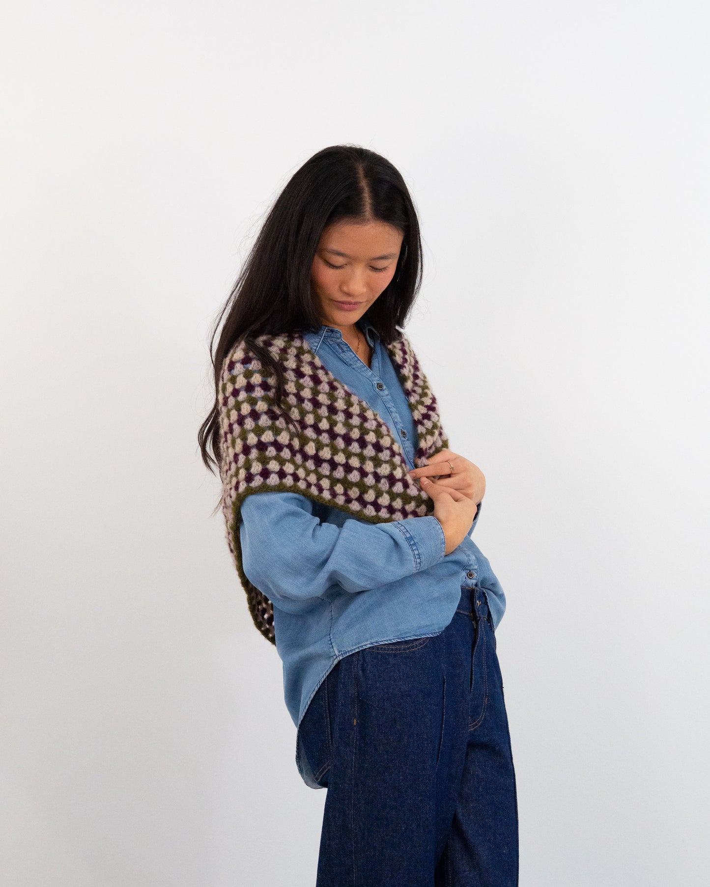 Aloia Meadow shawl DIY kit