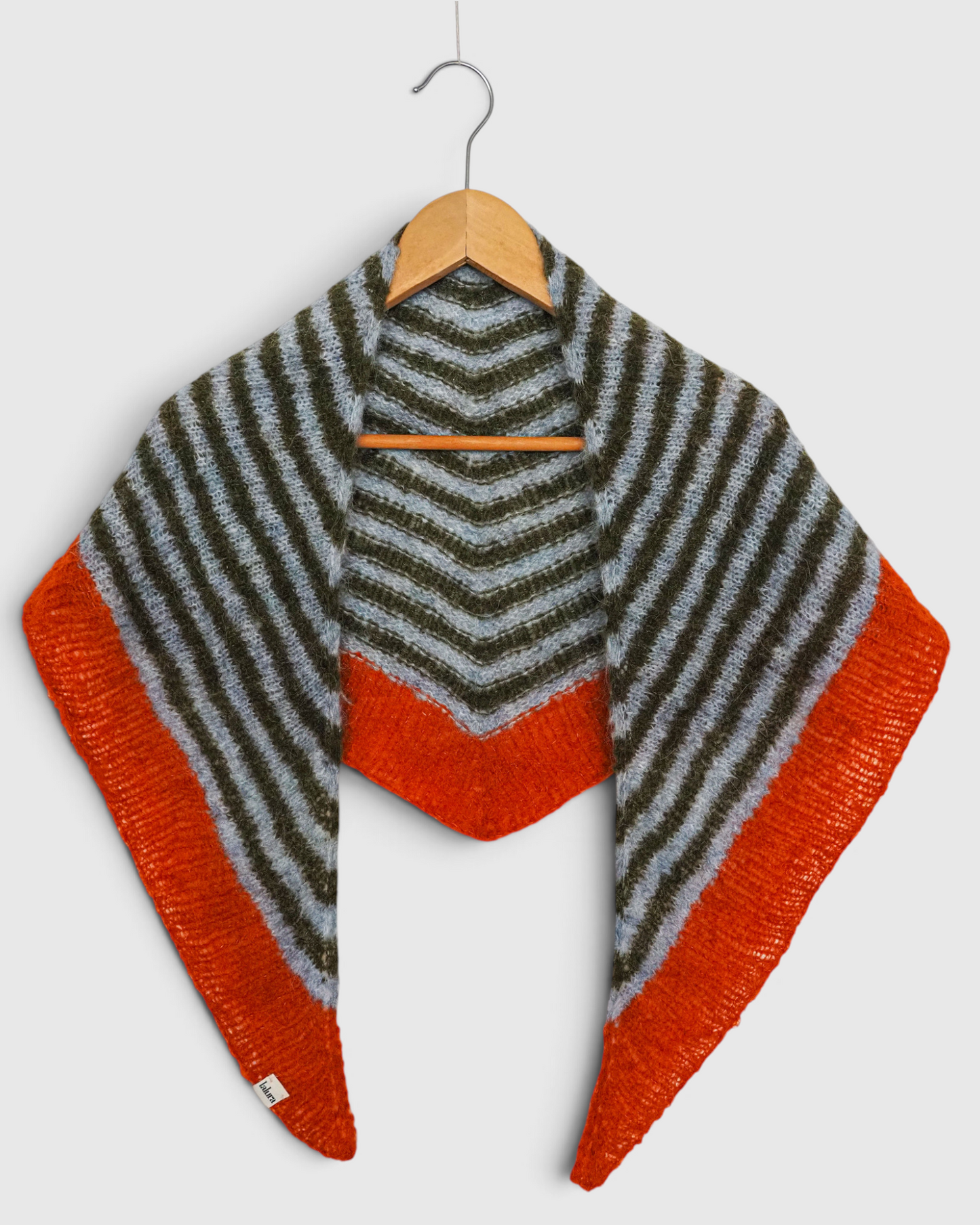 Pañoleta Antía Azul Hierba Naranja