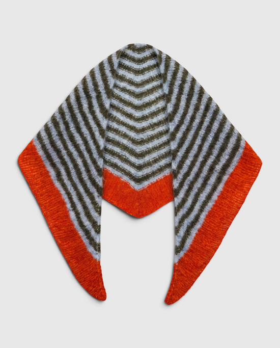 Pañoleta Antía Azul Hierba Naranja Kit DIY