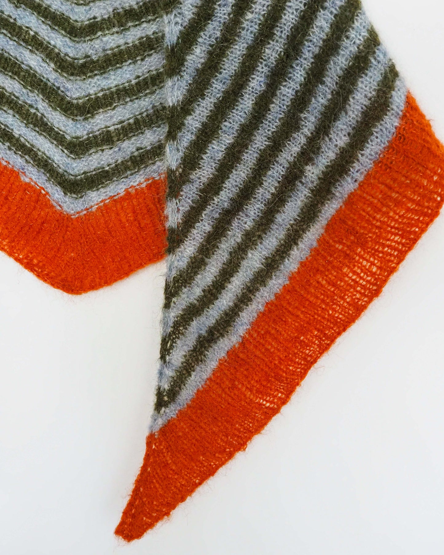 Pañoleta Antía Azul Hierba Naranja