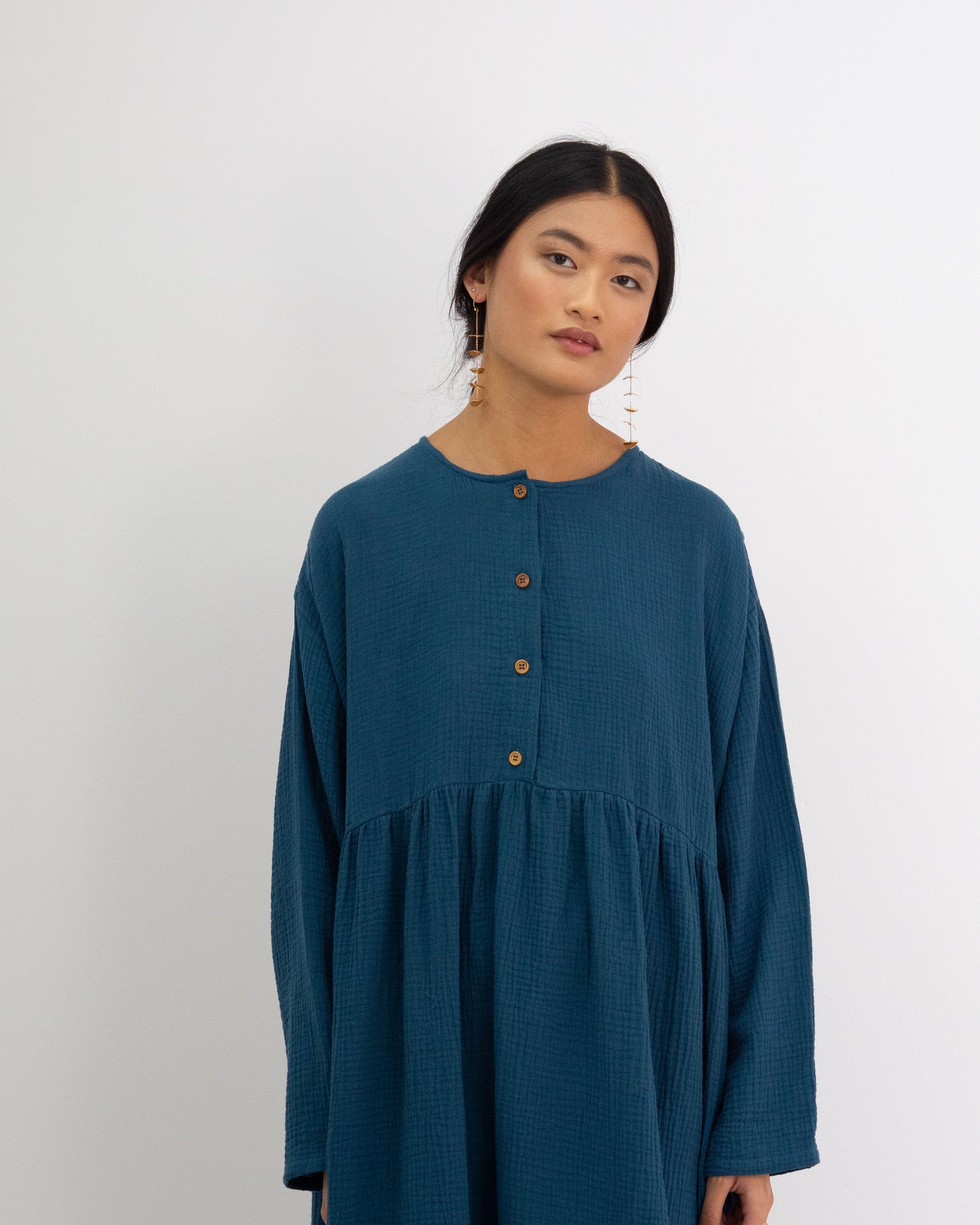 Clara Petrol Dress