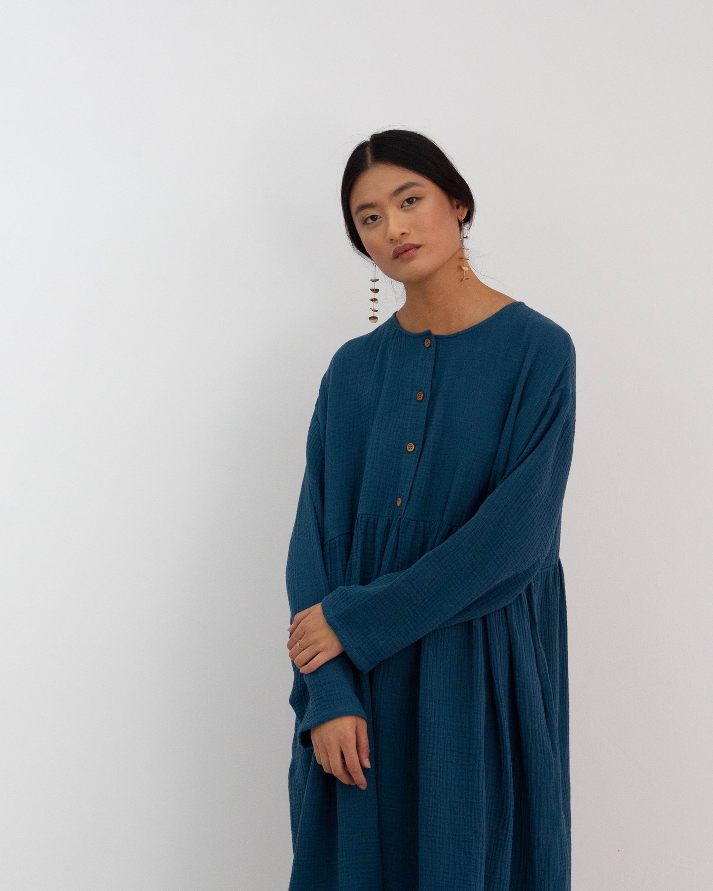 Clara Petrol Dress