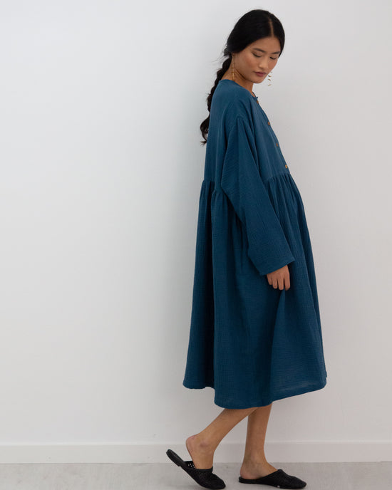 Vestido Clara Petróleo