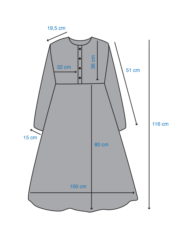 Clara Petrol Dress