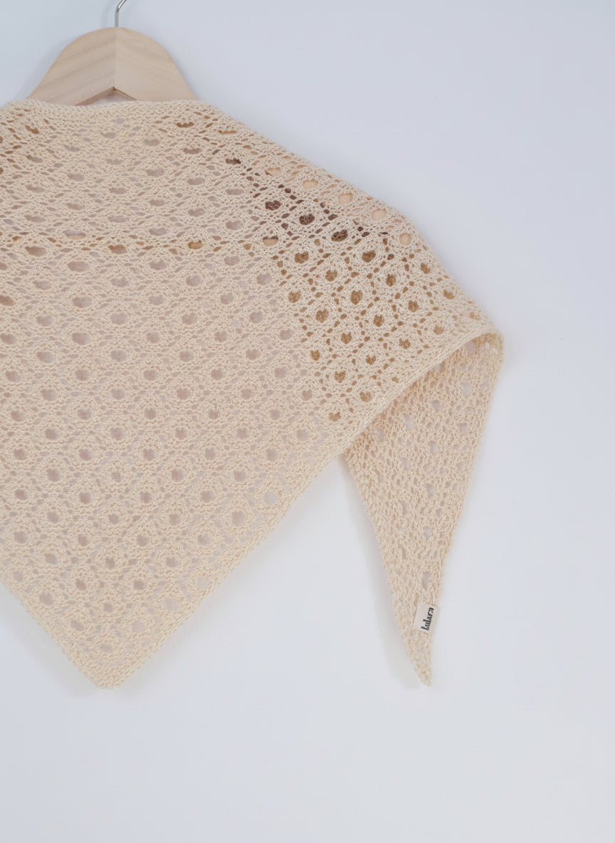 Pañoleta Dubra  Natural  algodón kit DIY