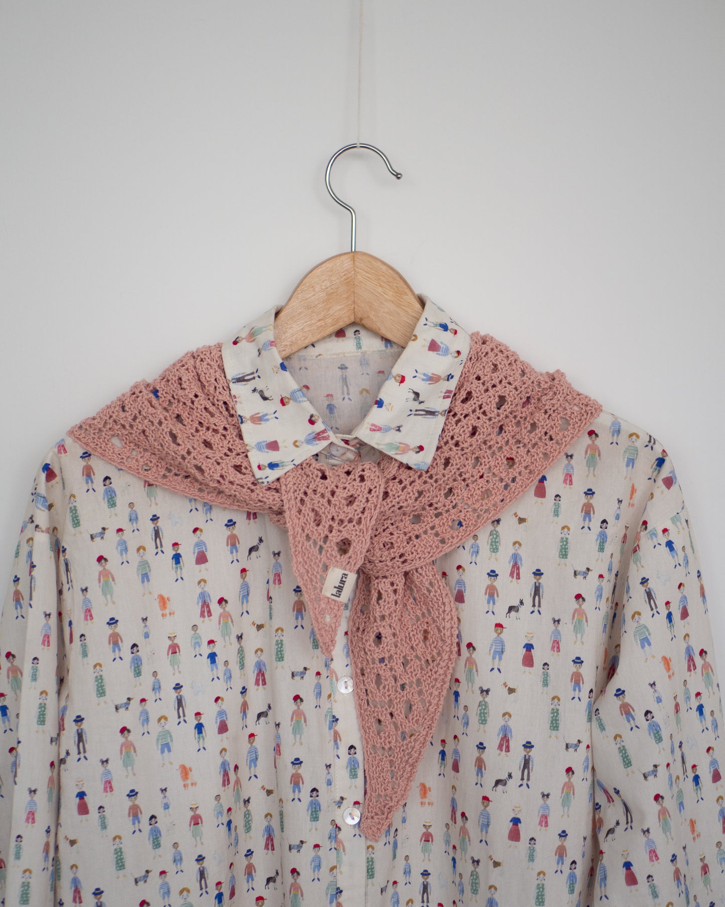 Pink Dubra cotton bandana DIY kit