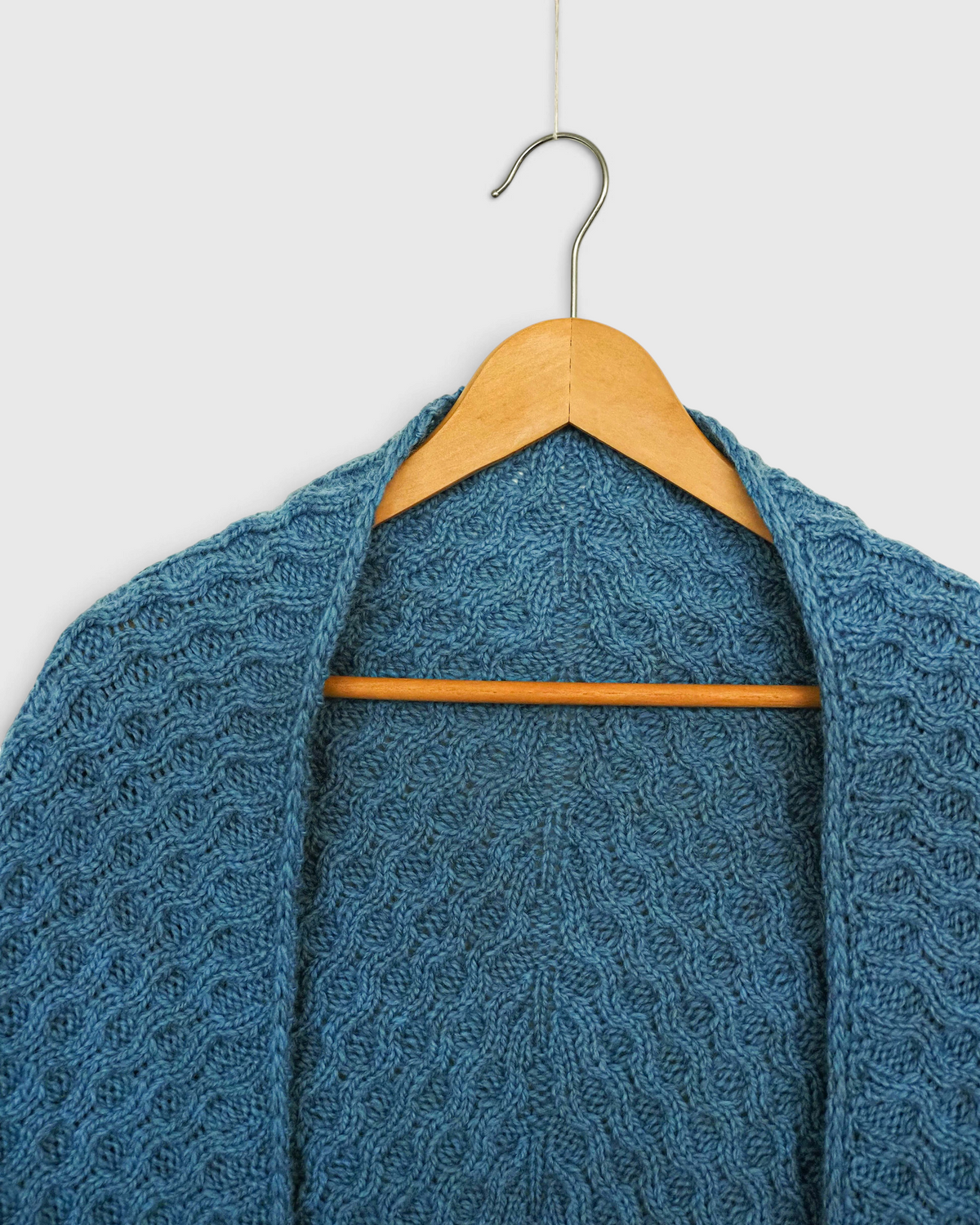 Kit para tejer Chal Erea Azul claro