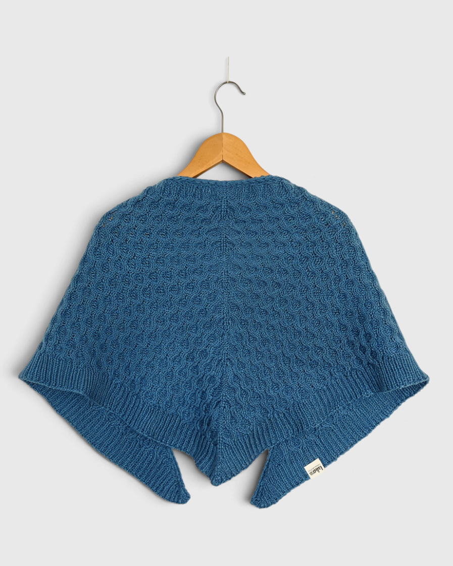 Kit para tejer Chal Erea Azul claro