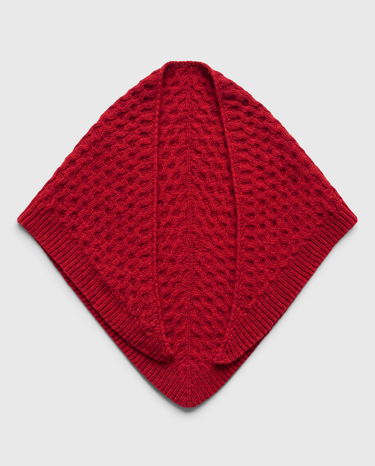 Kit para tejer Chal Erea rojo