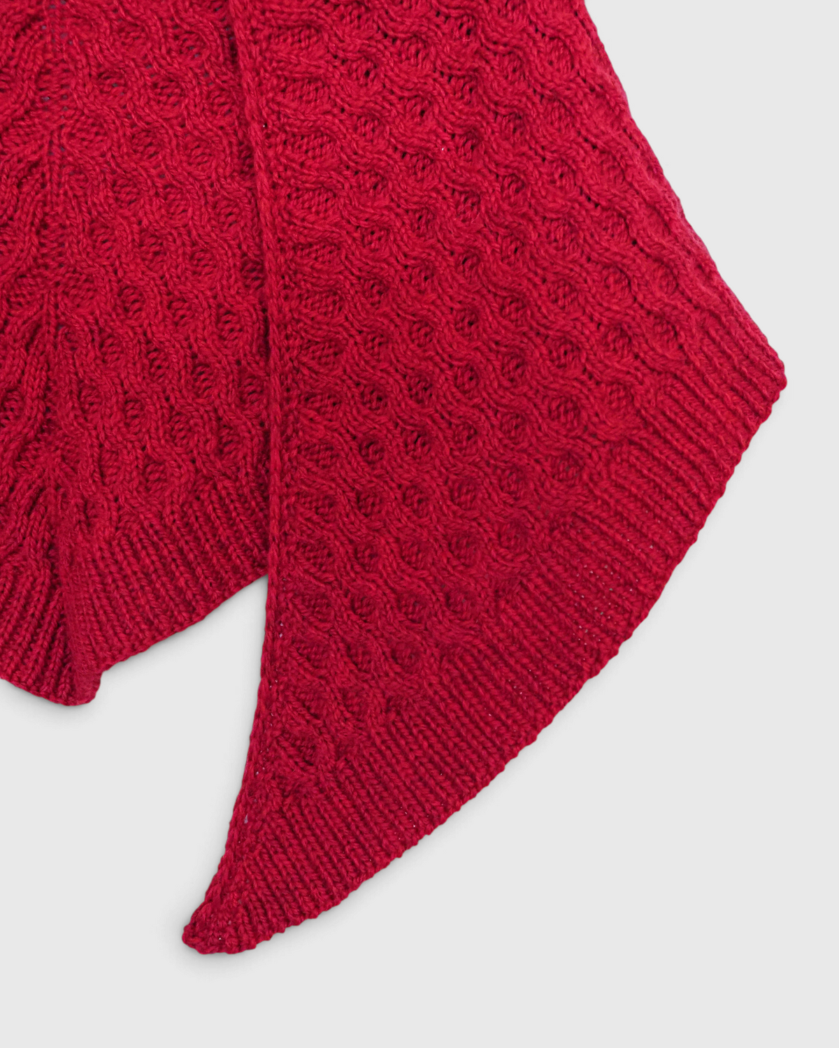 Kit para tejer Chal Erea rojo
