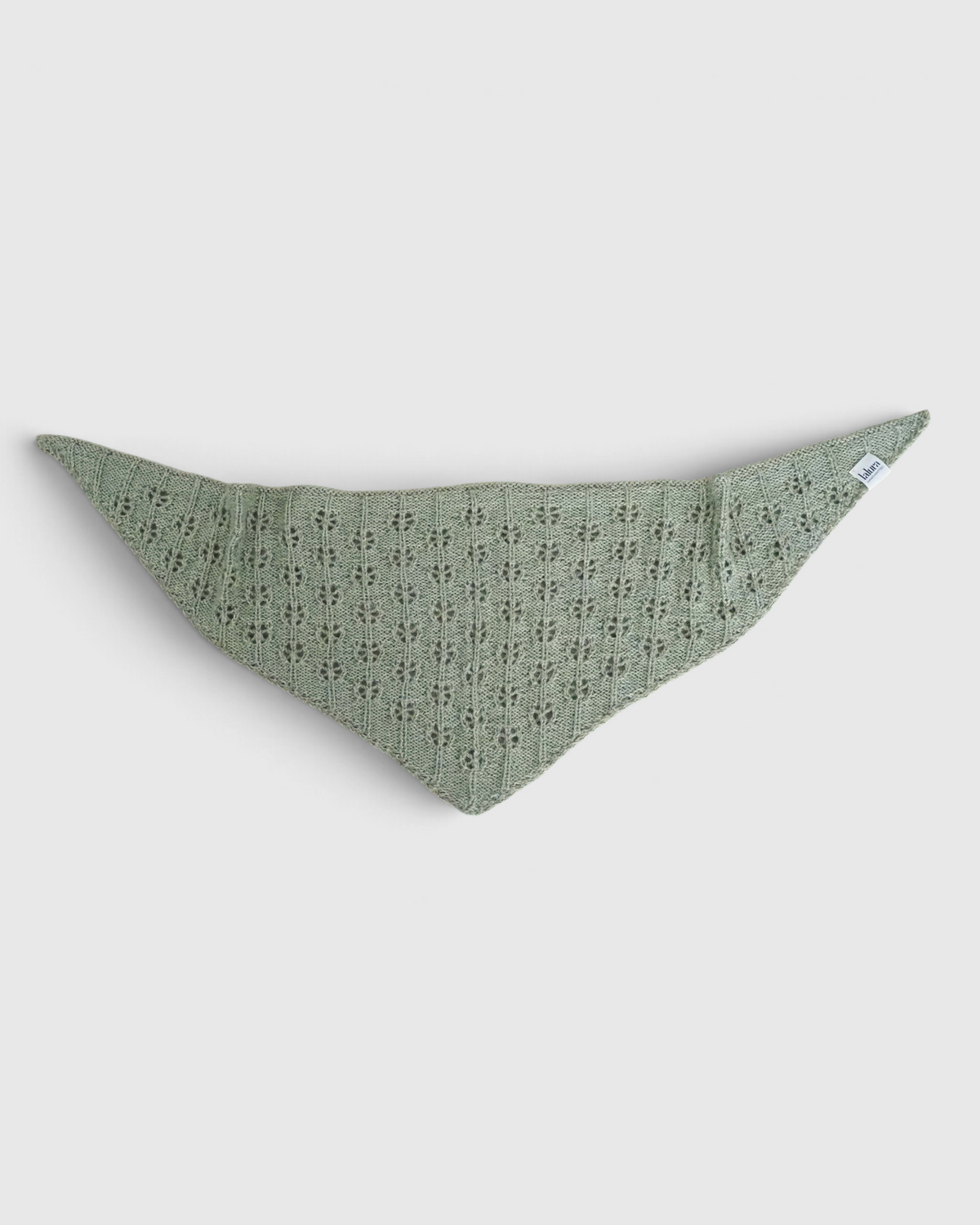 Kit para tejer Pañoleta Margarida verde