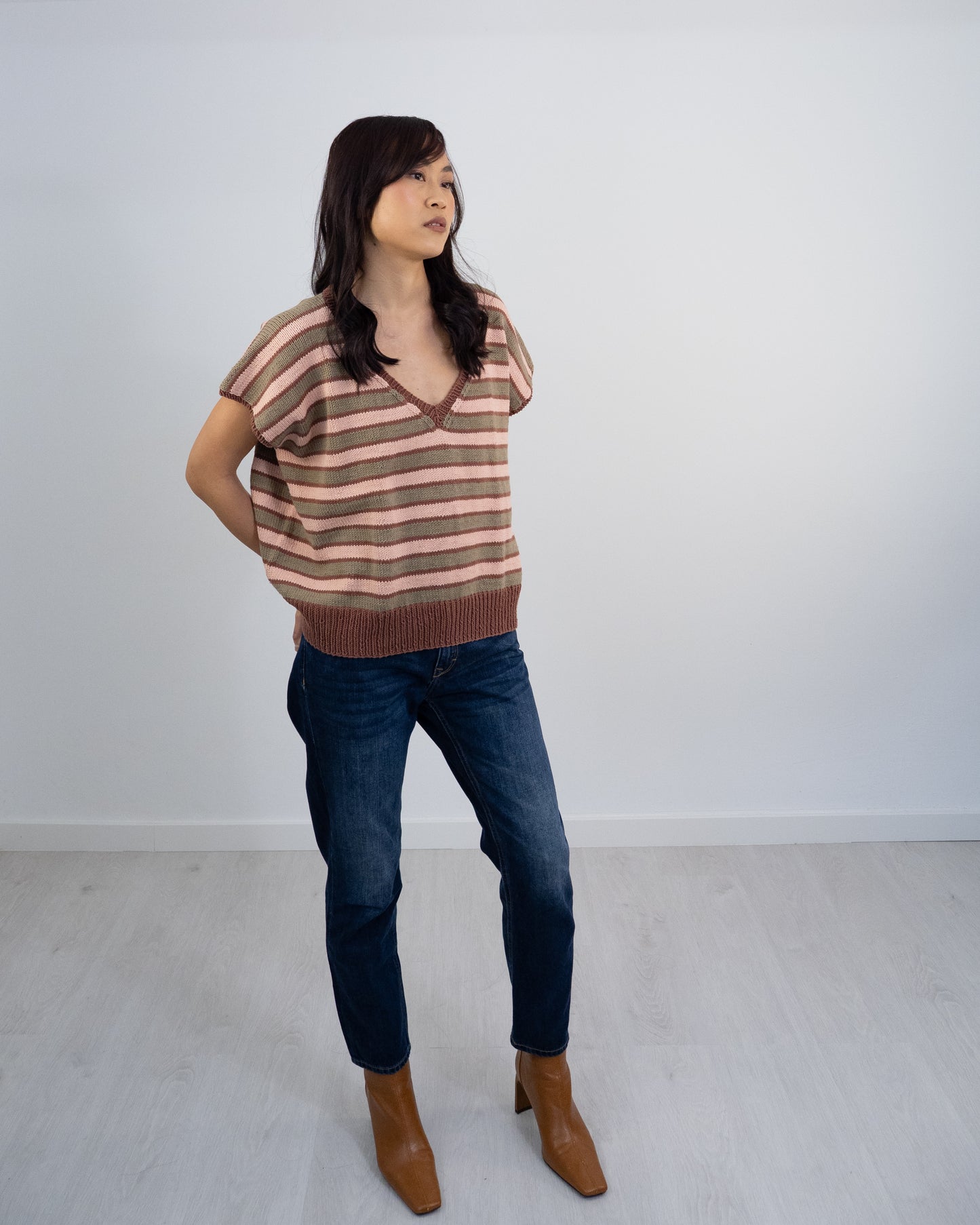Top Mariña Rosas KIT DIY