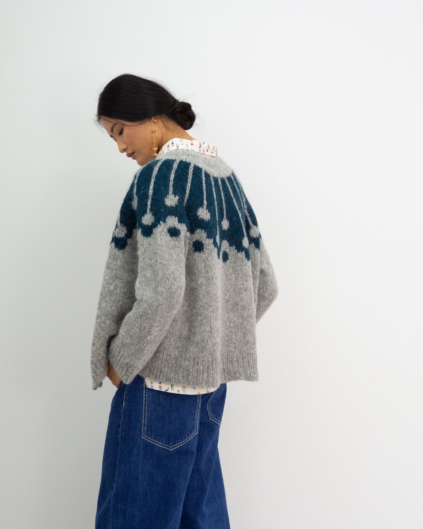 Chaqueta Martiña Gris KIT DIY