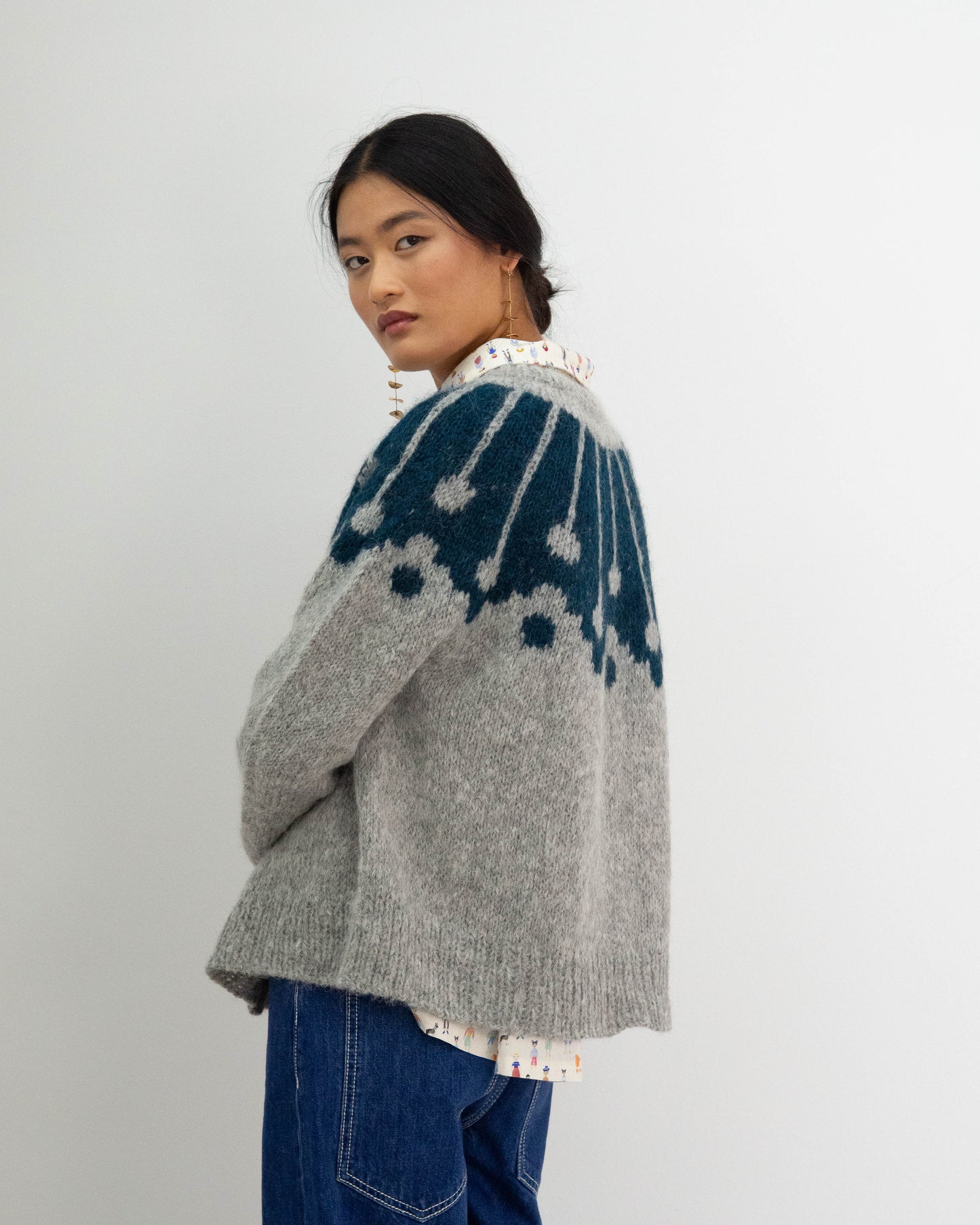 Chaqueta Martiña Gris KIT DIY