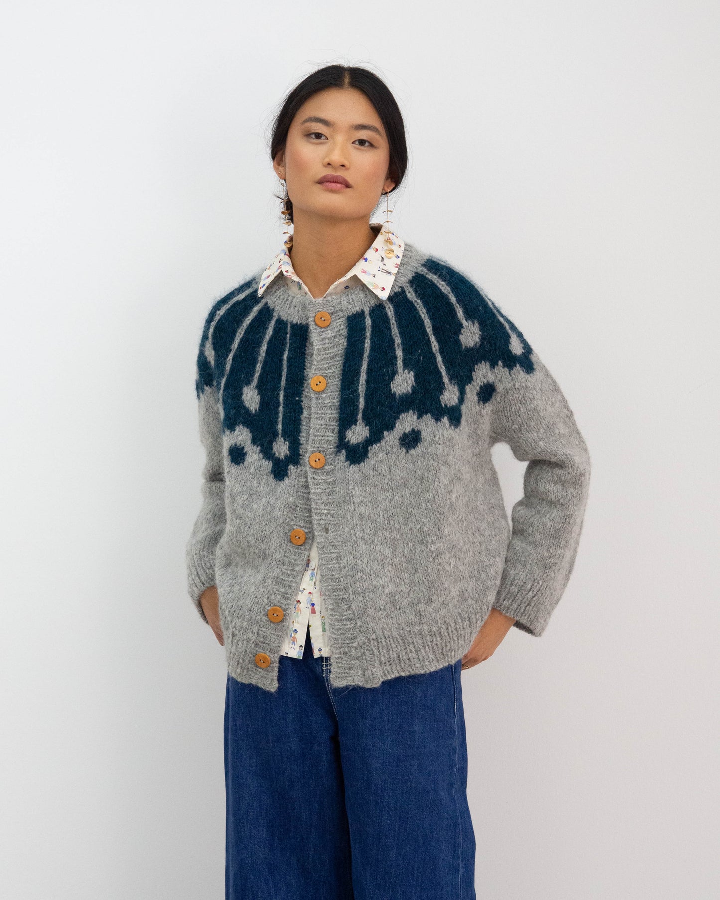 Chaqueta Martiña Gris KIT DIY