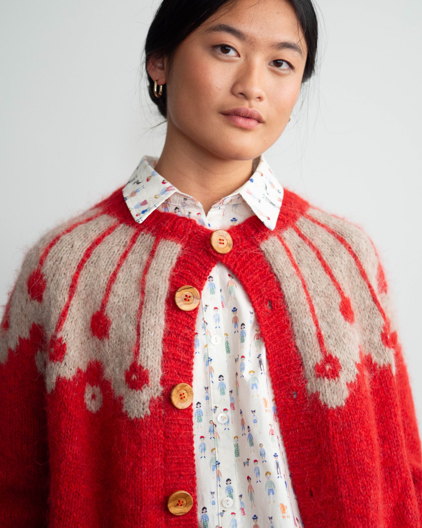 Chaqueta Martiña Rojo