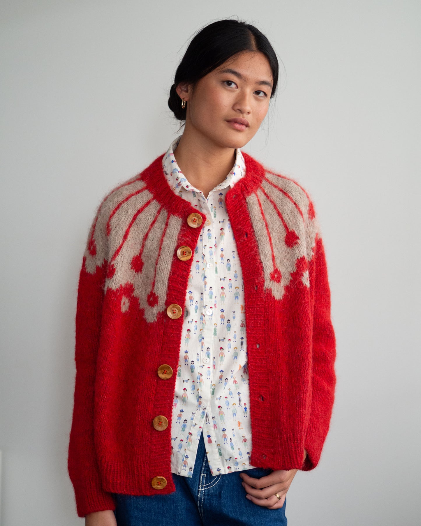 Chaqueta Martiña Rojo