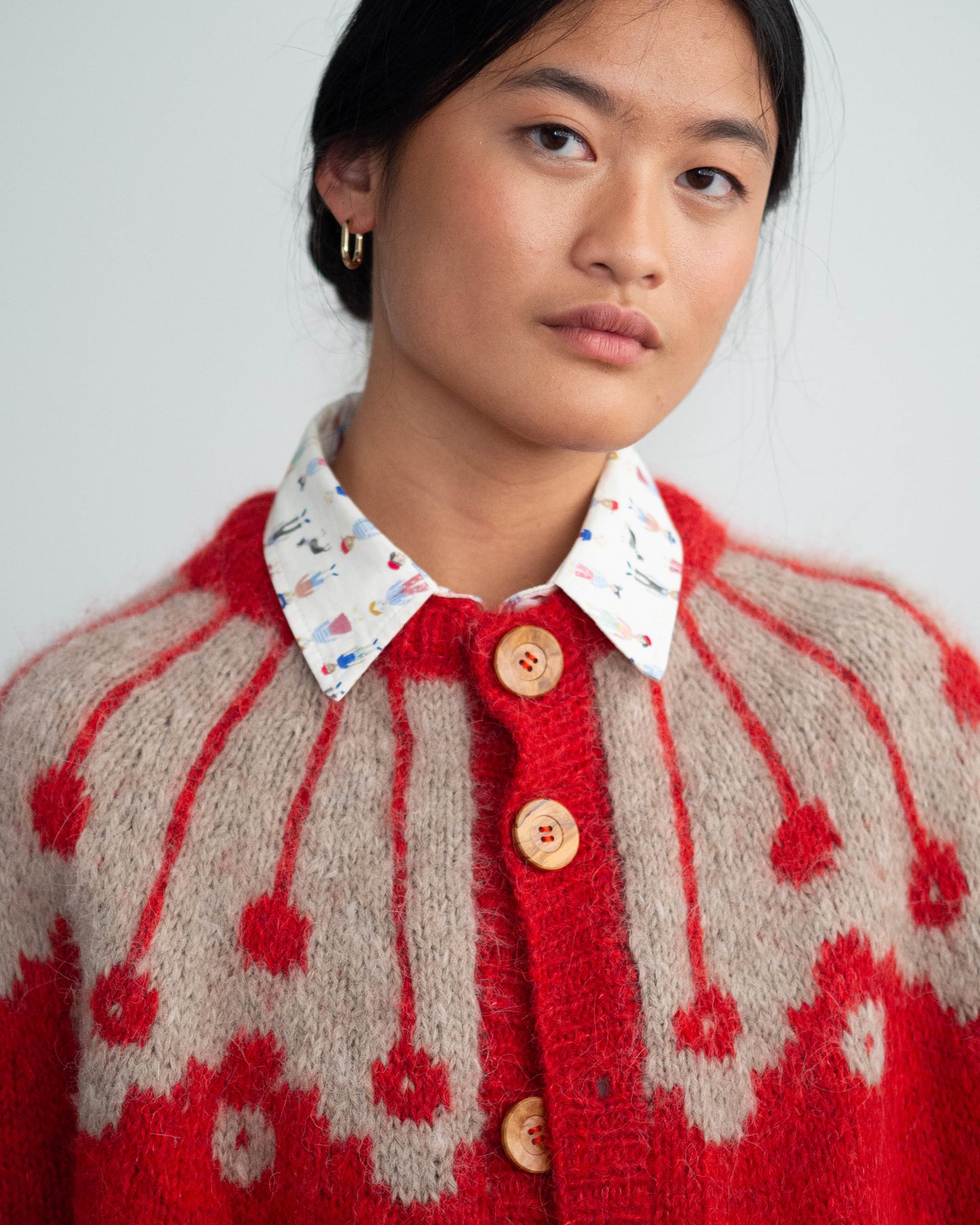 Chaqueta Martiña Rojo