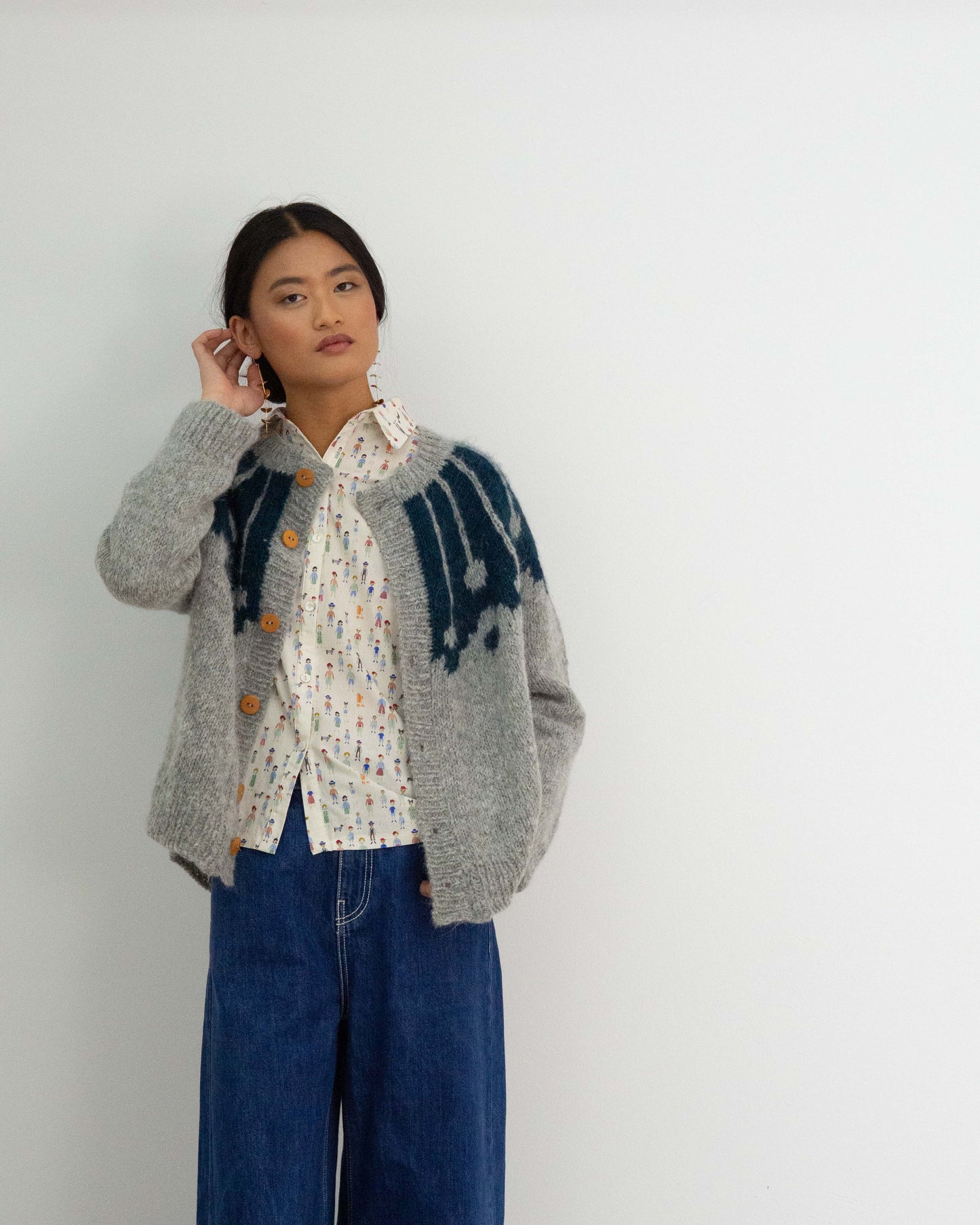 Chaqueta Martiña Gris KIT DIY