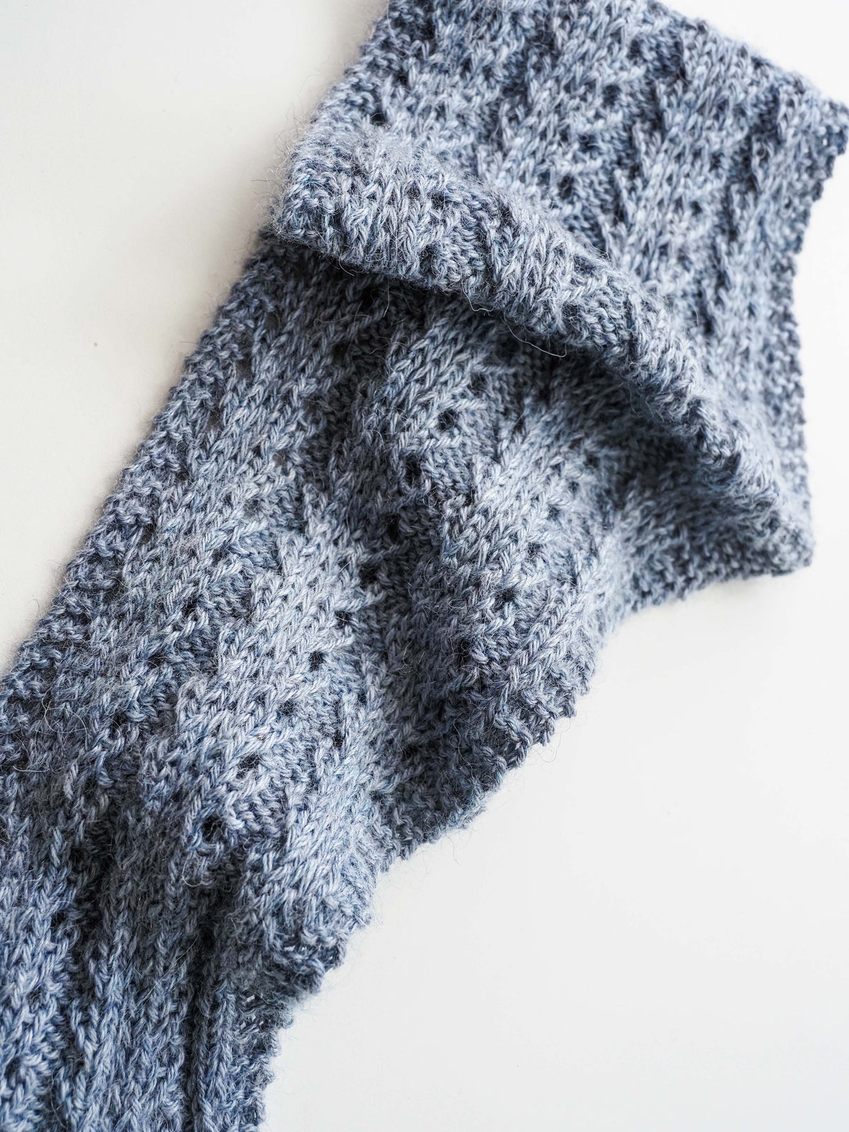 Kit para tejer Pañoleta Micaela azul
