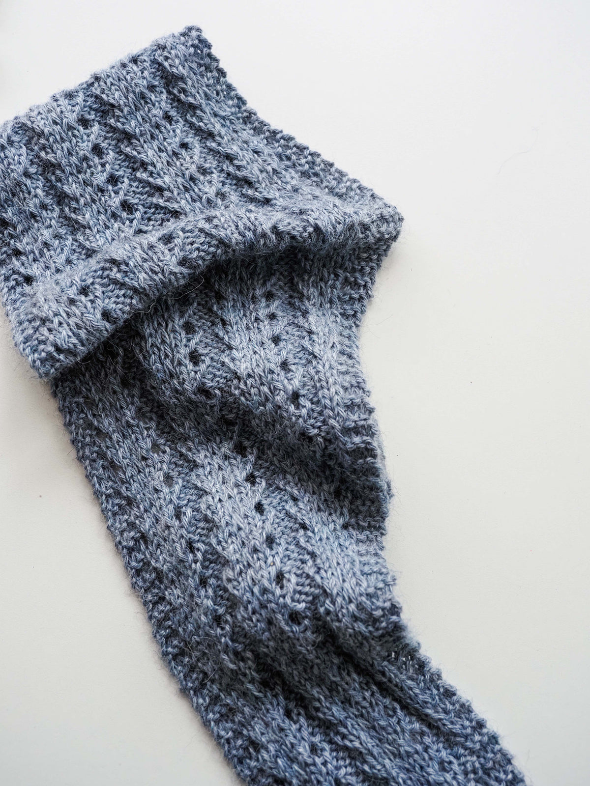 Kit para tejer Pañoleta Micaela azul