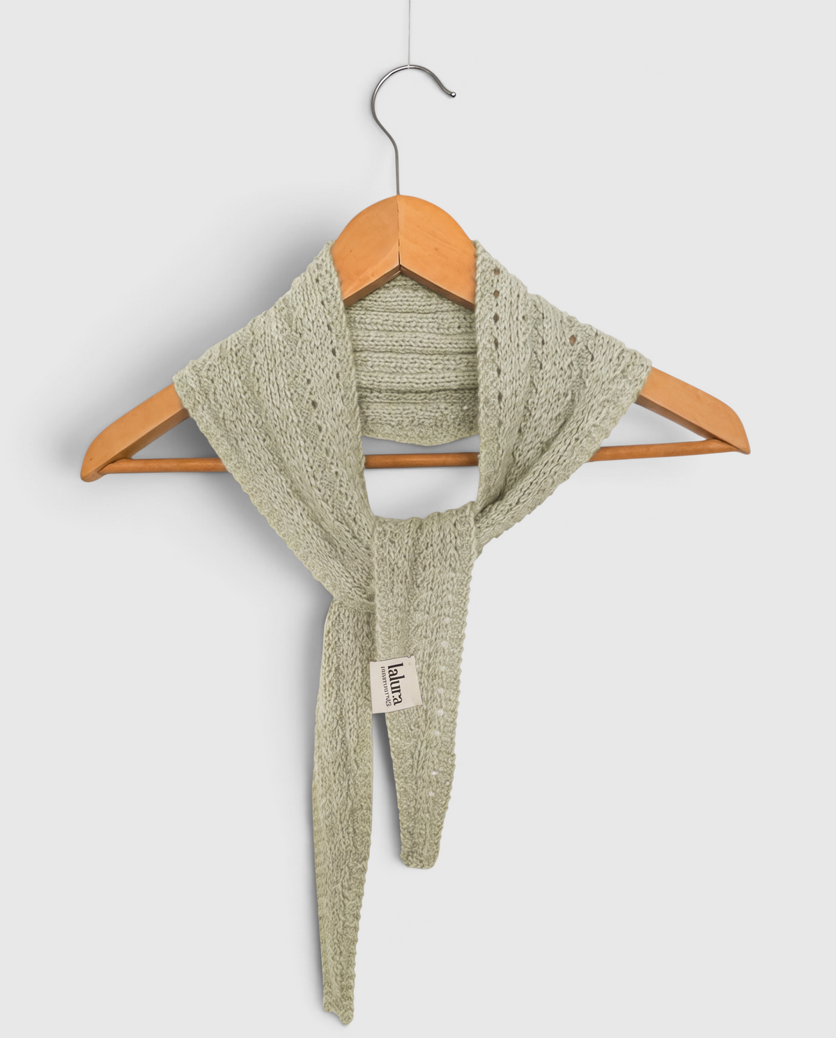 Kit para tejer Pañoleta Micaela verde