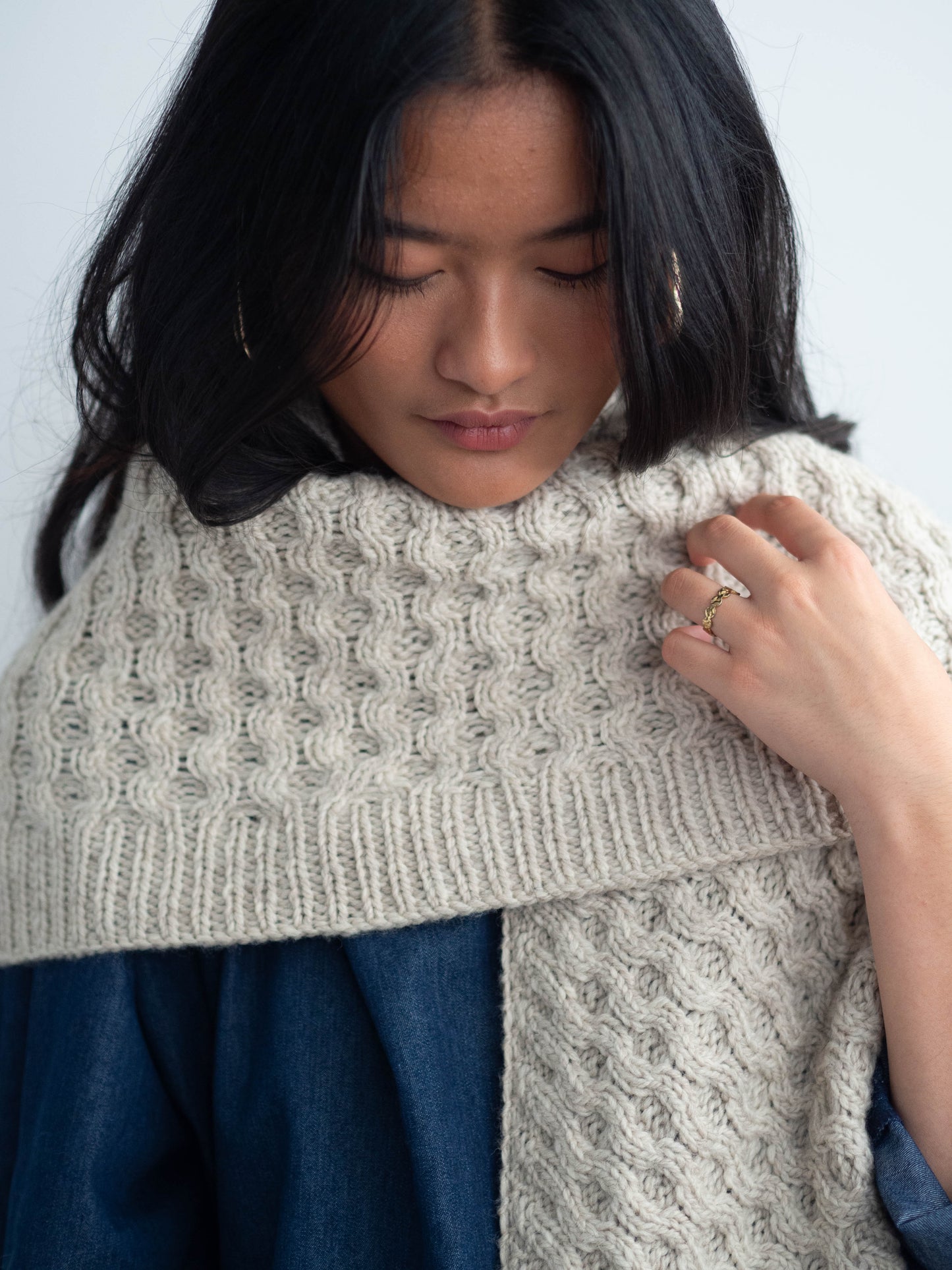 Erea Natural Shawl DIY kit