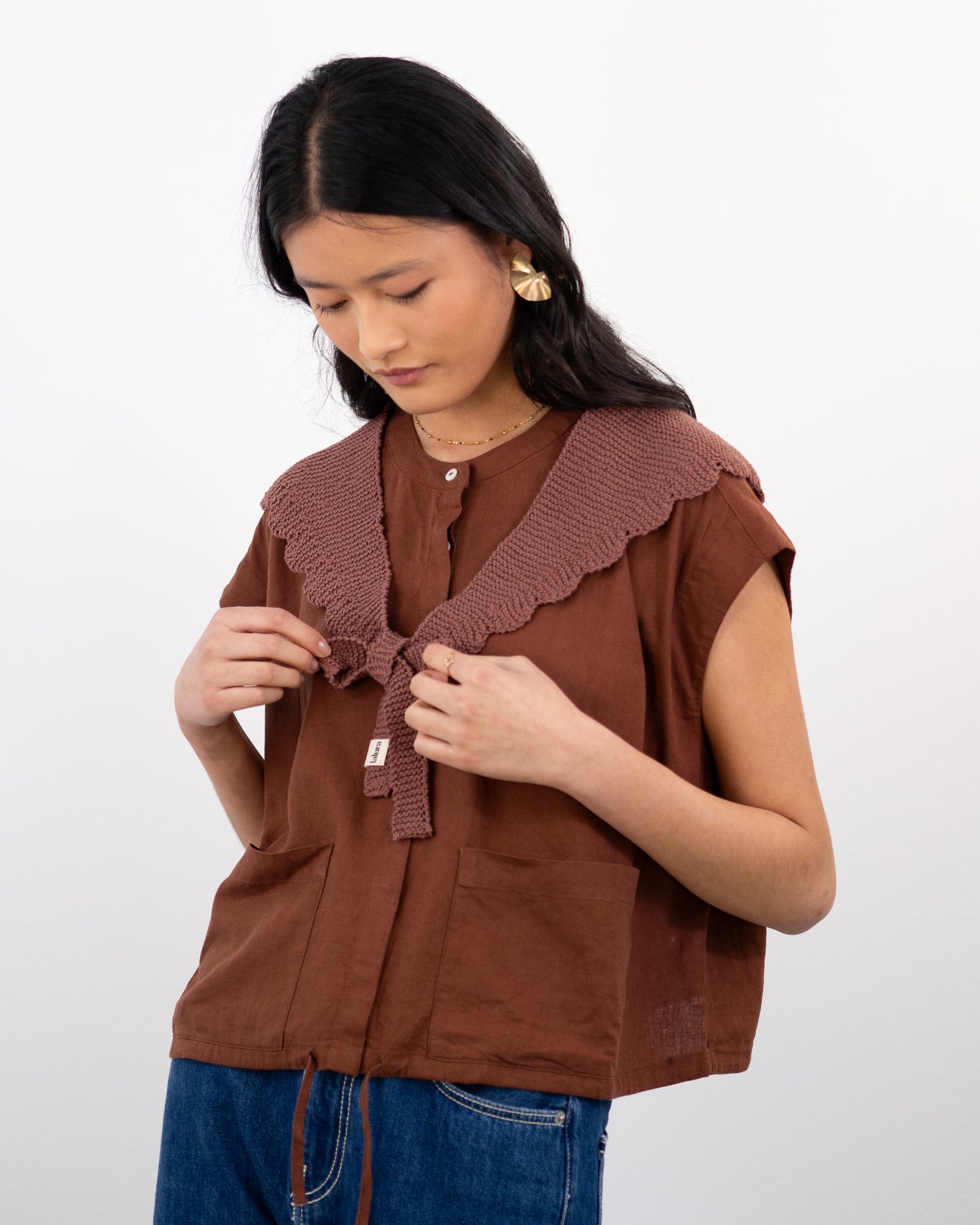 Cuello Xuliana Chocolate Kit DIY