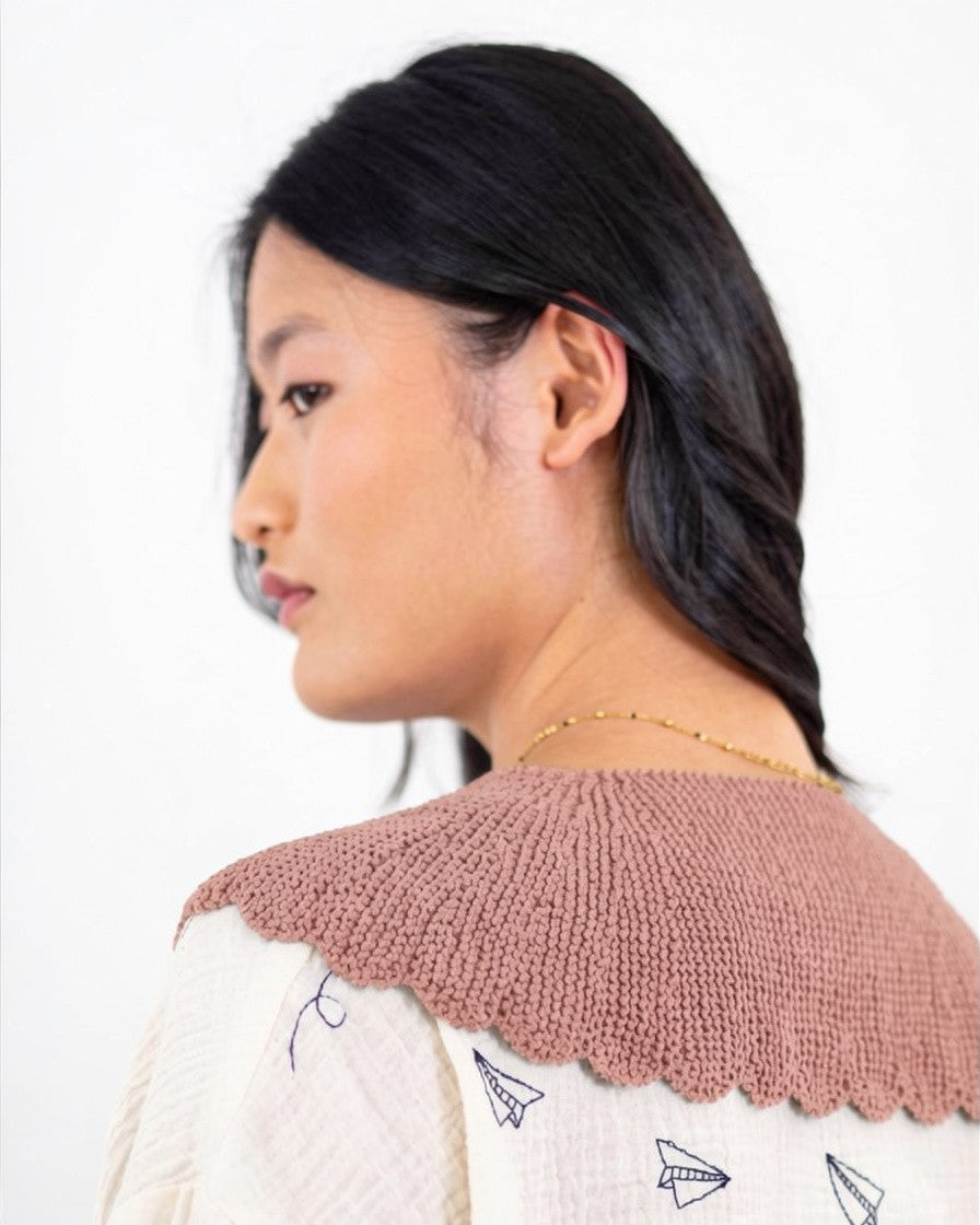 Cuello Xuliana Rosa Kit DIY