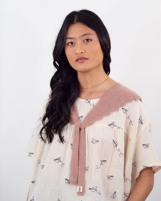 Cuello Xuliana Rosa Kit DIY