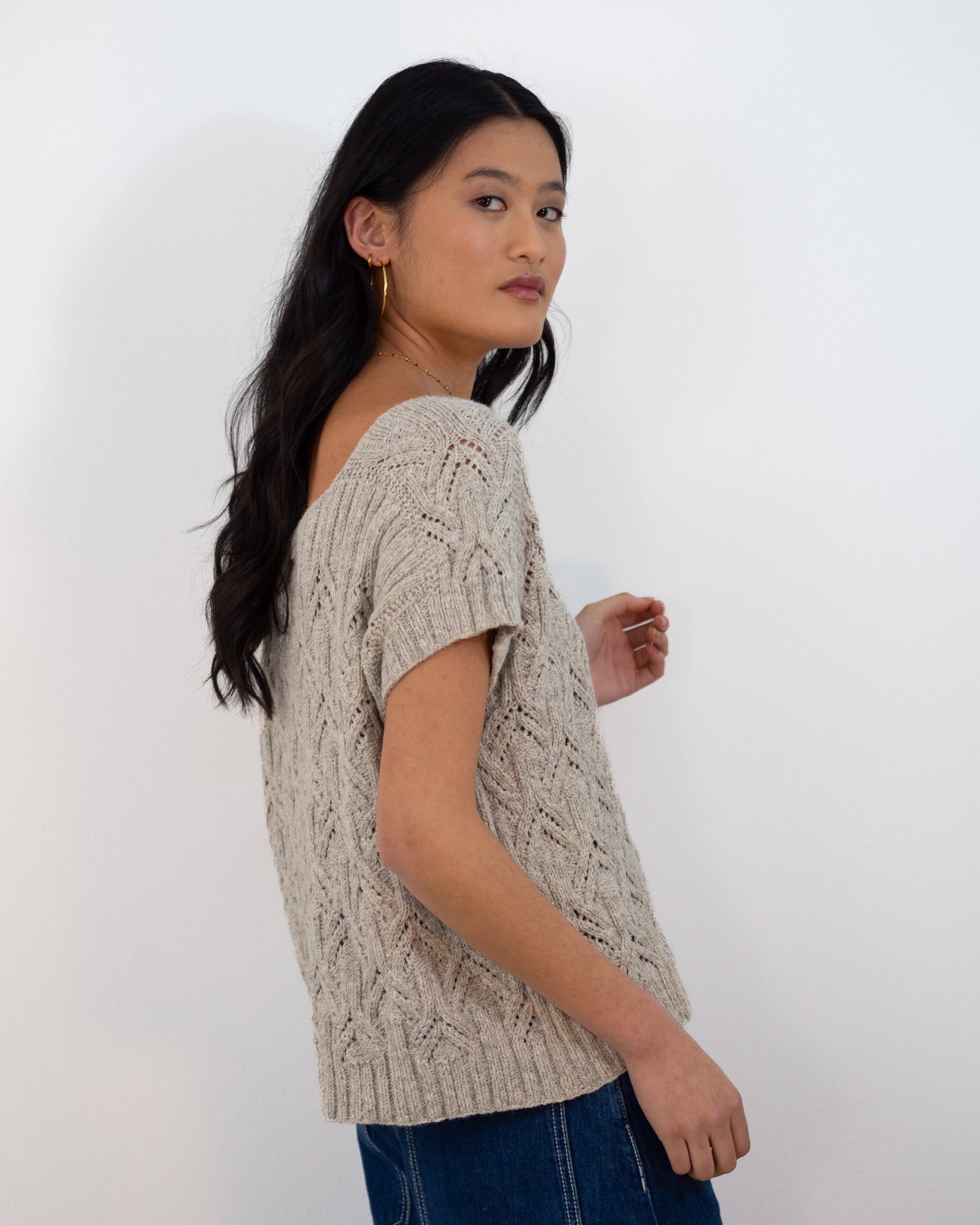 Top Xiana gris